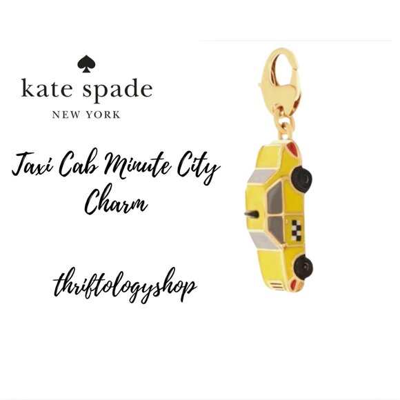 Kate Spade How Charming Sweet Treasures Collection Taxi Cab Minute City Charm